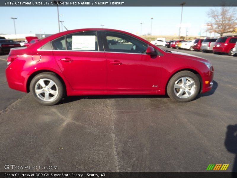 Crystal Red Metallic / Medium Titanium 2012 Chevrolet Cruze LT/RS