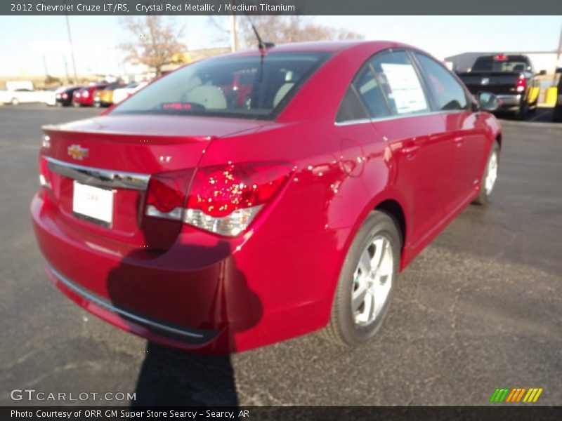 Crystal Red Metallic / Medium Titanium 2012 Chevrolet Cruze LT/RS