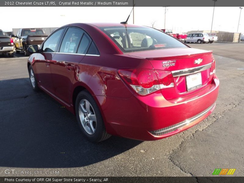 Crystal Red Metallic / Medium Titanium 2012 Chevrolet Cruze LT/RS