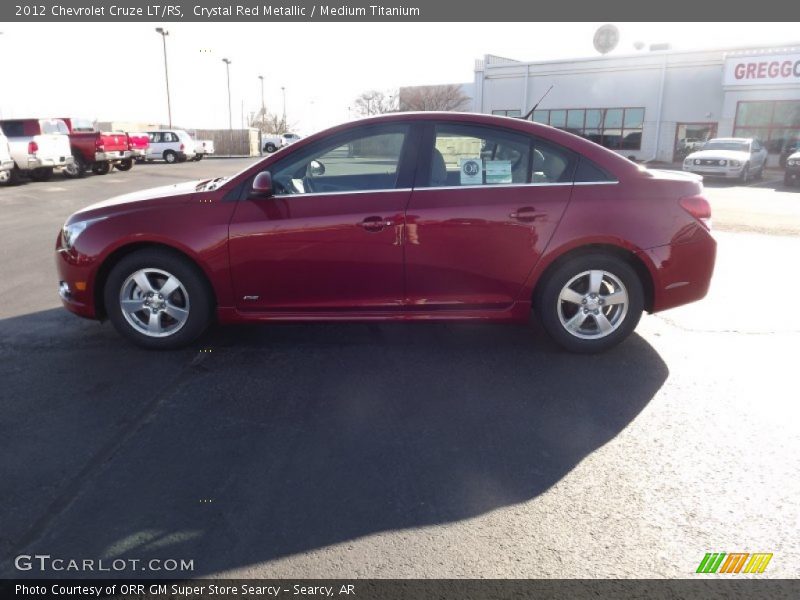 Crystal Red Metallic / Medium Titanium 2012 Chevrolet Cruze LT/RS