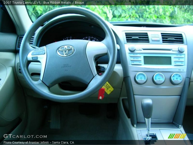 Blue Ribbon Metallic / Bisque 2007 Toyota Camry LE V6