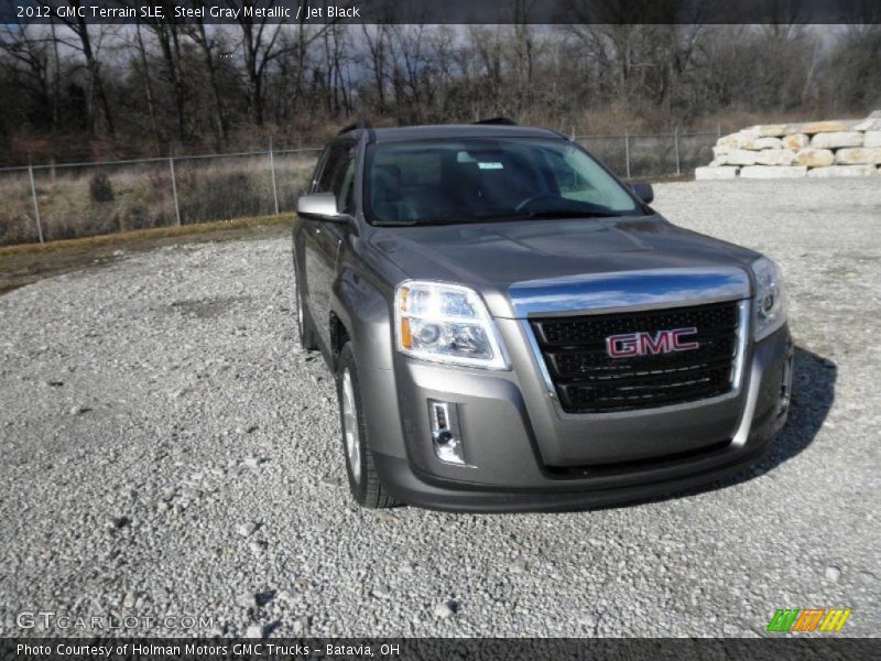 Steel Gray Metallic / Jet Black 2012 GMC Terrain SLE