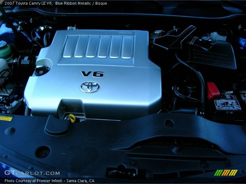 Blue Ribbon Metallic / Bisque 2007 Toyota Camry LE V6