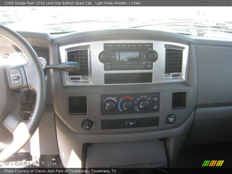 Light Khaki Metallic / Khaki 2008 Dodge Ram 1500 Lone Star Edition Quad Cab