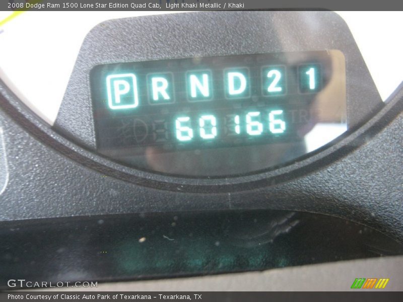 Light Khaki Metallic / Khaki 2008 Dodge Ram 1500 Lone Star Edition Quad Cab