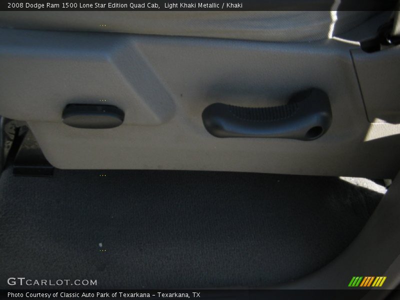 Light Khaki Metallic / Khaki 2008 Dodge Ram 1500 Lone Star Edition Quad Cab
