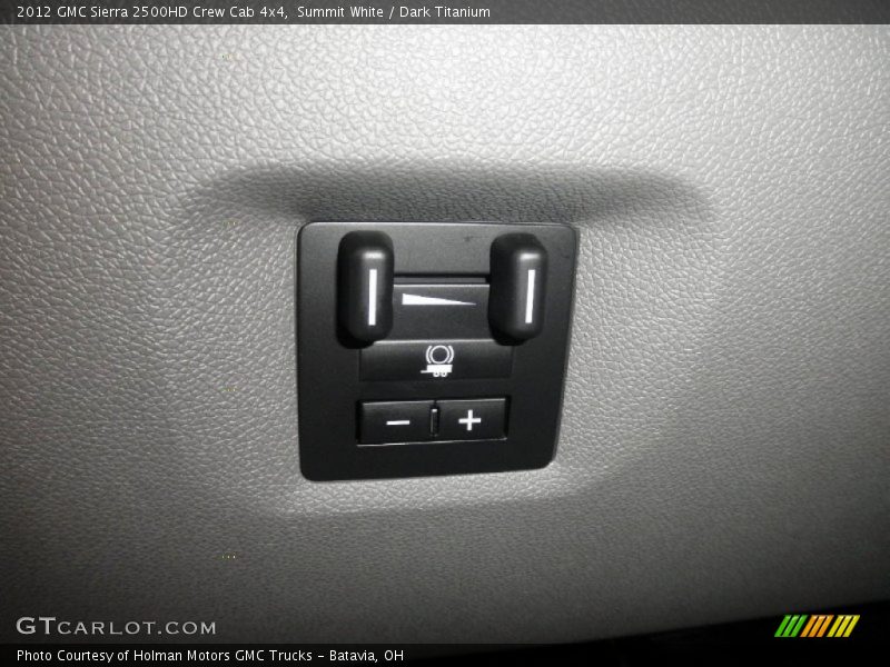 Summit White / Dark Titanium 2012 GMC Sierra 2500HD Crew Cab 4x4