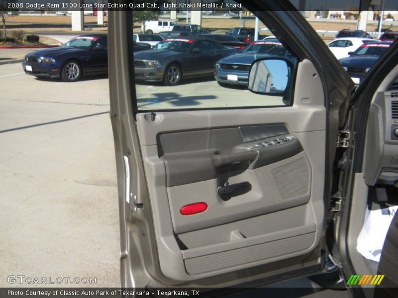 Light Khaki Metallic / Khaki 2008 Dodge Ram 1500 Lone Star Edition Quad Cab
