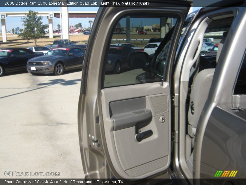 Light Khaki Metallic / Khaki 2008 Dodge Ram 1500 Lone Star Edition Quad Cab
