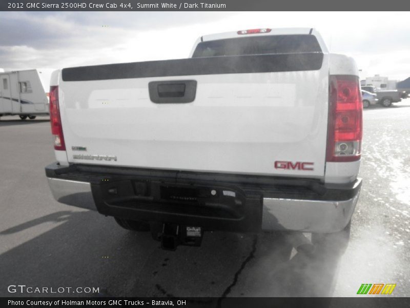 Summit White / Dark Titanium 2012 GMC Sierra 2500HD Crew Cab 4x4