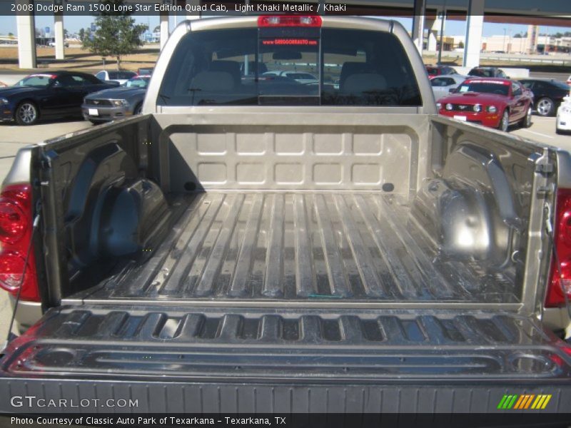 Light Khaki Metallic / Khaki 2008 Dodge Ram 1500 Lone Star Edition Quad Cab
