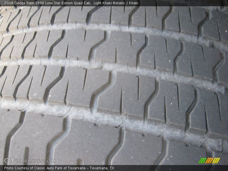 Light Khaki Metallic / Khaki 2008 Dodge Ram 1500 Lone Star Edition Quad Cab