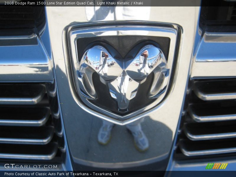Light Khaki Metallic / Khaki 2008 Dodge Ram 1500 Lone Star Edition Quad Cab