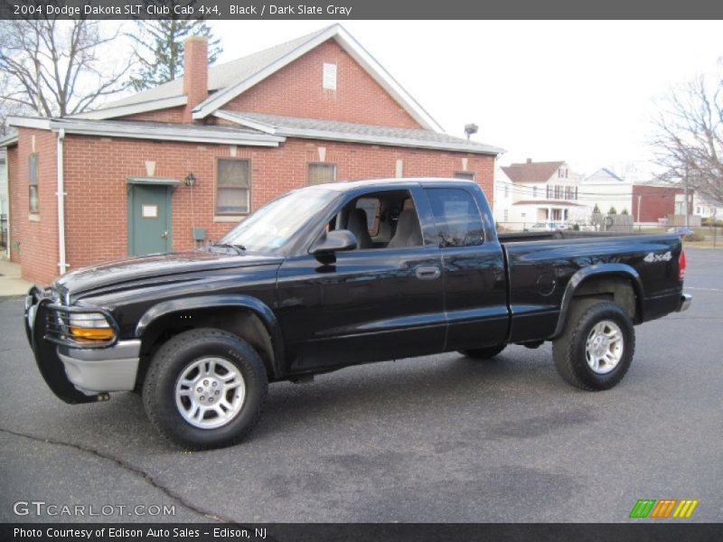 Black / Dark Slate Gray 2004 Dodge Dakota SLT Club Cab 4x4