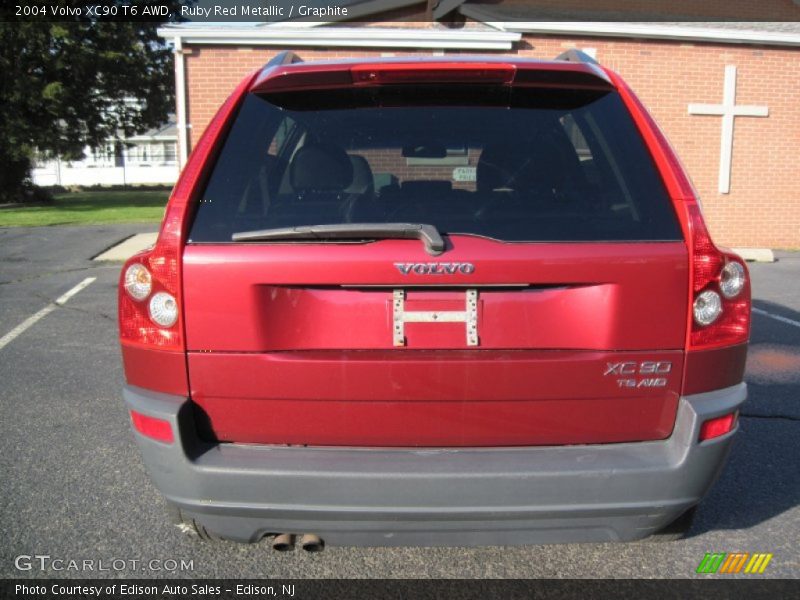 Ruby Red Metallic / Graphite 2004 Volvo XC90 T6 AWD