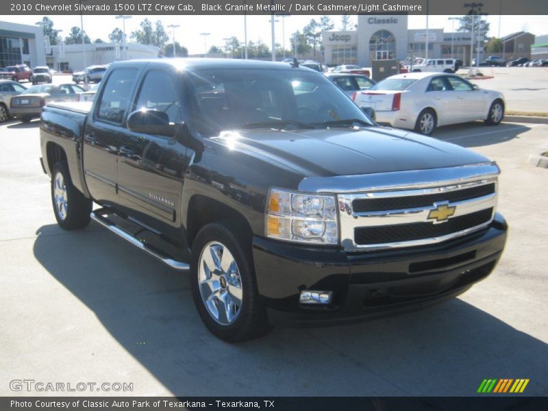 Black Granite Metallic / Dark Cashmere/Light Cashmere 2010 Chevrolet Silverado 1500 LTZ Crew Cab