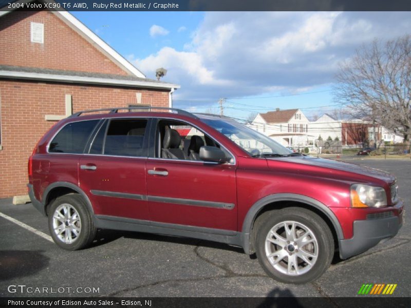 Ruby Red Metallic / Graphite 2004 Volvo XC90 T6 AWD