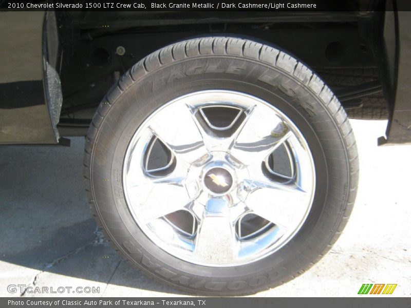 Black Granite Metallic / Dark Cashmere/Light Cashmere 2010 Chevrolet Silverado 1500 LTZ Crew Cab