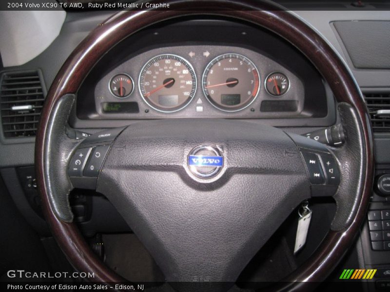Ruby Red Metallic / Graphite 2004 Volvo XC90 T6 AWD