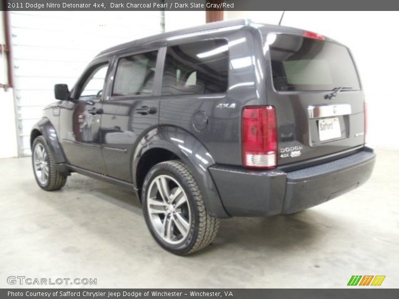 Dark Charcoal Pearl / Dark Slate Gray/Red 2011 Dodge Nitro Detonator 4x4