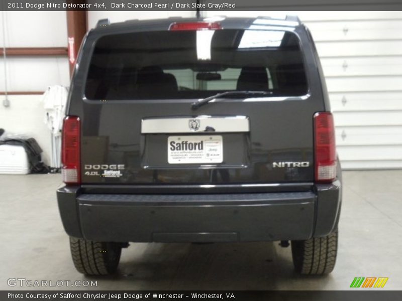 Dark Charcoal Pearl / Dark Slate Gray/Red 2011 Dodge Nitro Detonator 4x4