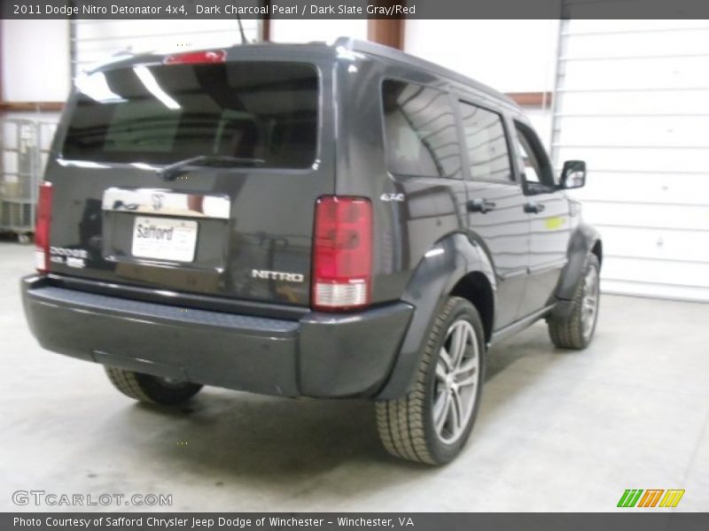 Dark Charcoal Pearl / Dark Slate Gray/Red 2011 Dodge Nitro Detonator 4x4
