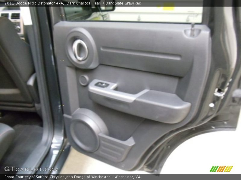Dark Charcoal Pearl / Dark Slate Gray/Red 2011 Dodge Nitro Detonator 4x4