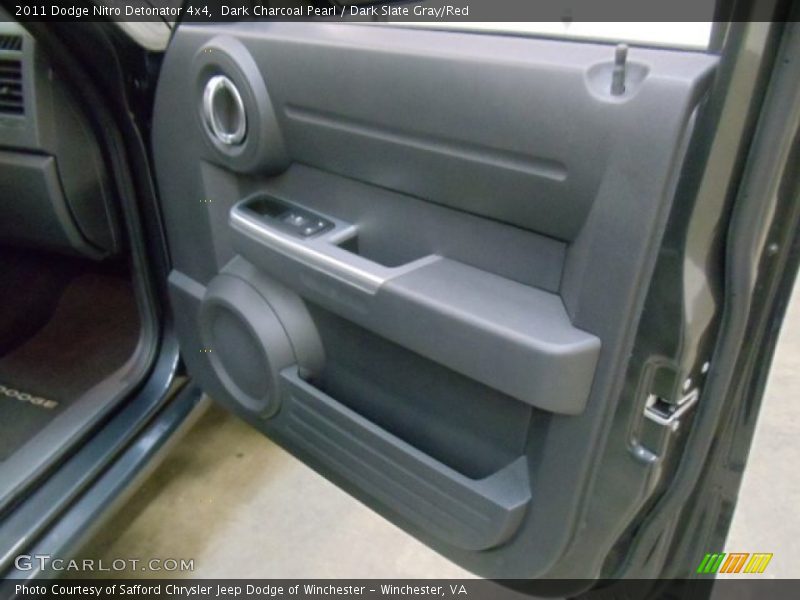 Dark Charcoal Pearl / Dark Slate Gray/Red 2011 Dodge Nitro Detonator 4x4
