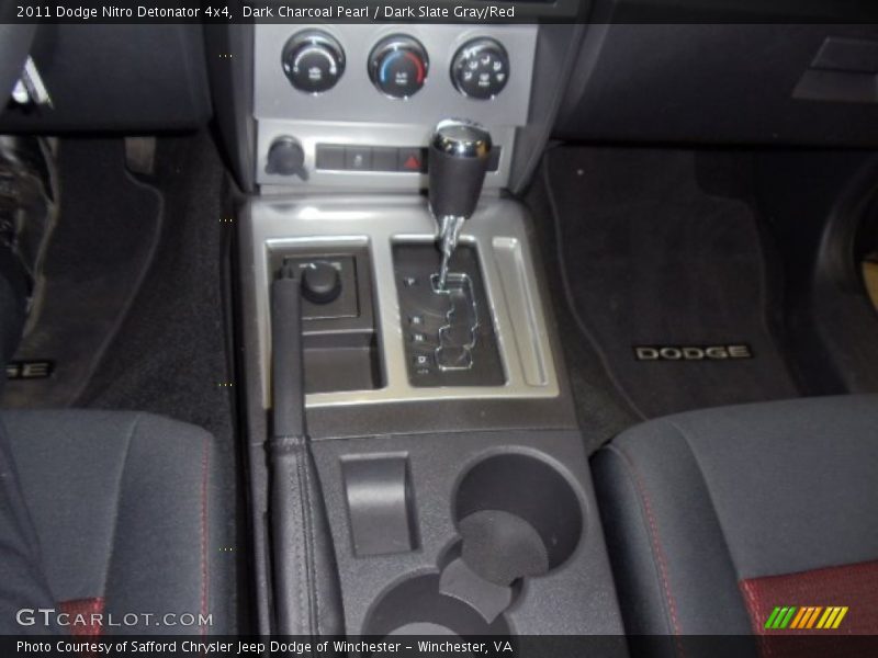 Dark Charcoal Pearl / Dark Slate Gray/Red 2011 Dodge Nitro Detonator 4x4