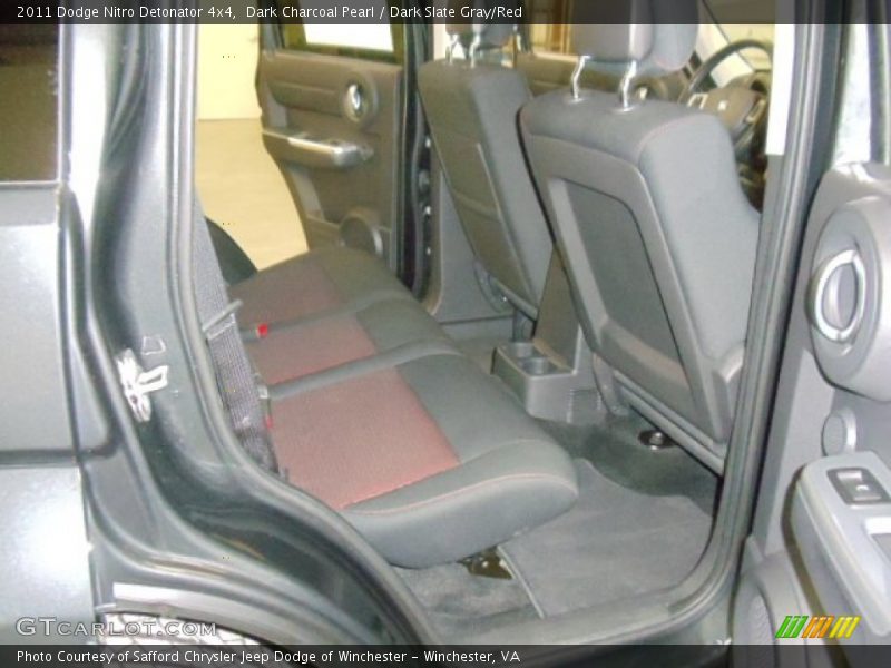 Dark Charcoal Pearl / Dark Slate Gray/Red 2011 Dodge Nitro Detonator 4x4