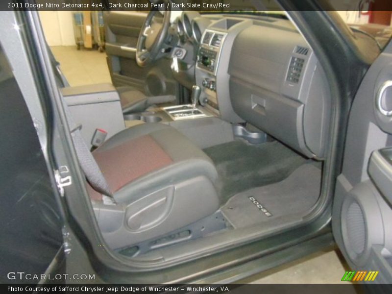 Dark Charcoal Pearl / Dark Slate Gray/Red 2011 Dodge Nitro Detonator 4x4