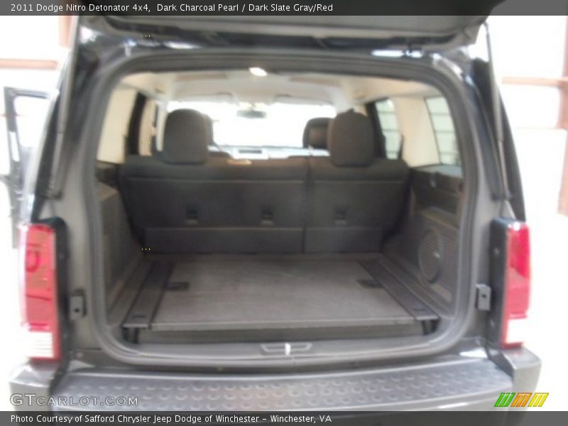 Dark Charcoal Pearl / Dark Slate Gray/Red 2011 Dodge Nitro Detonator 4x4