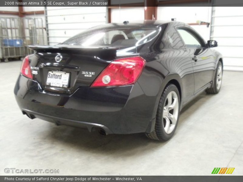 Super Black / Charcoal 2008 Nissan Altima 3.5 SE Coupe