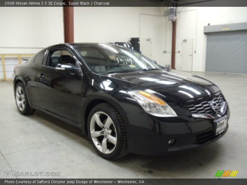 Super Black / Charcoal 2008 Nissan Altima 3.5 SE Coupe
