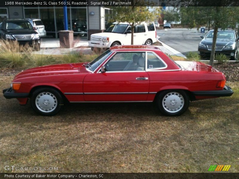  1988 SL Class 560 SL Roadster Signal Red