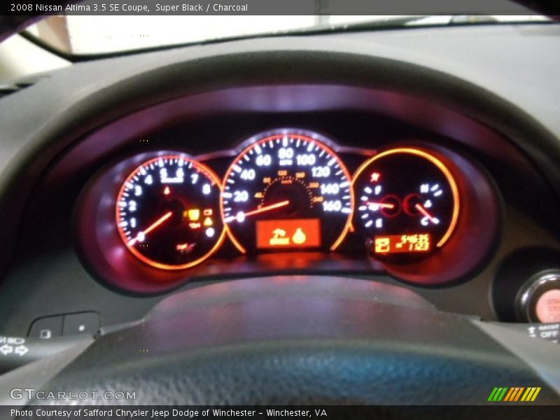 Super Black / Charcoal 2008 Nissan Altima 3.5 SE Coupe