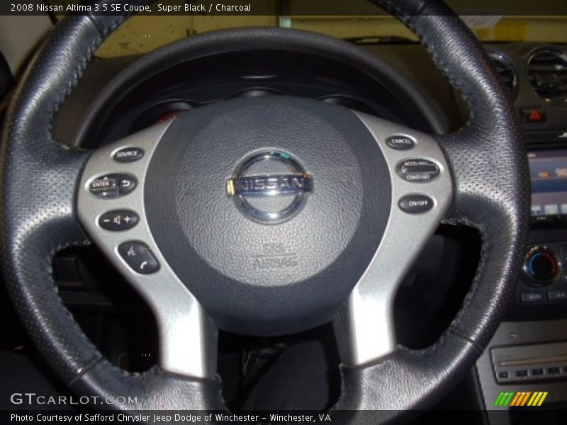 Super Black / Charcoal 2008 Nissan Altima 3.5 SE Coupe