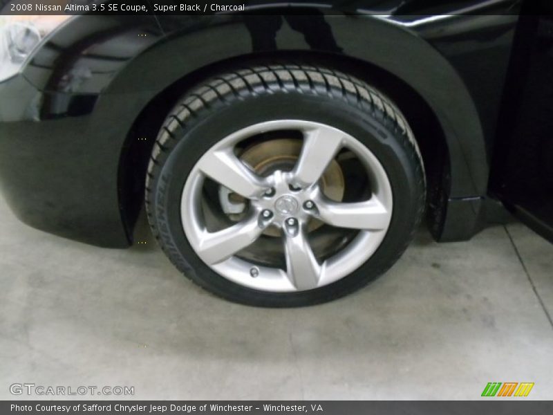 Super Black / Charcoal 2008 Nissan Altima 3.5 SE Coupe