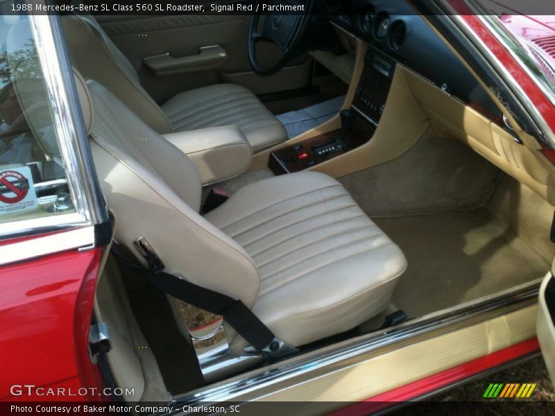  1988 SL Class 560 SL Roadster Parchment Interior