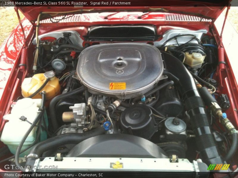  1988 SL Class 560 SL Roadster Engine - 5.6 Liter SOHC 16-Valve V8