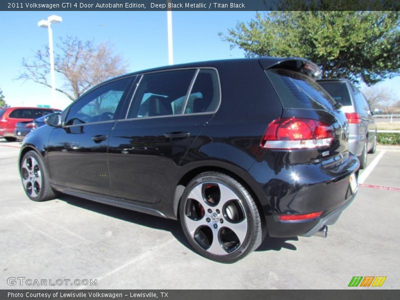Deep Black Metallic / Titan Black 2011 Volkswagen GTI 4 Door Autobahn Edition