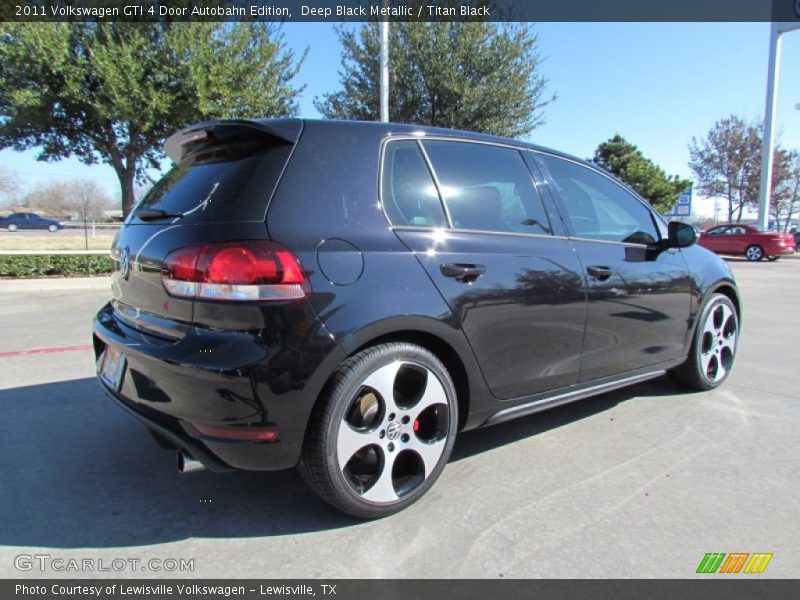 Deep Black Metallic / Titan Black 2011 Volkswagen GTI 4 Door Autobahn Edition