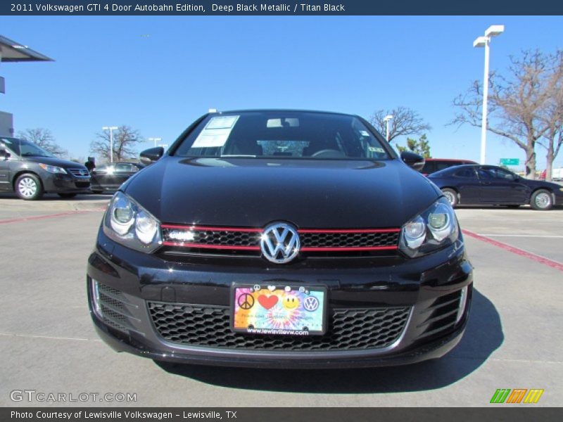 Deep Black Metallic / Titan Black 2011 Volkswagen GTI 4 Door Autobahn Edition