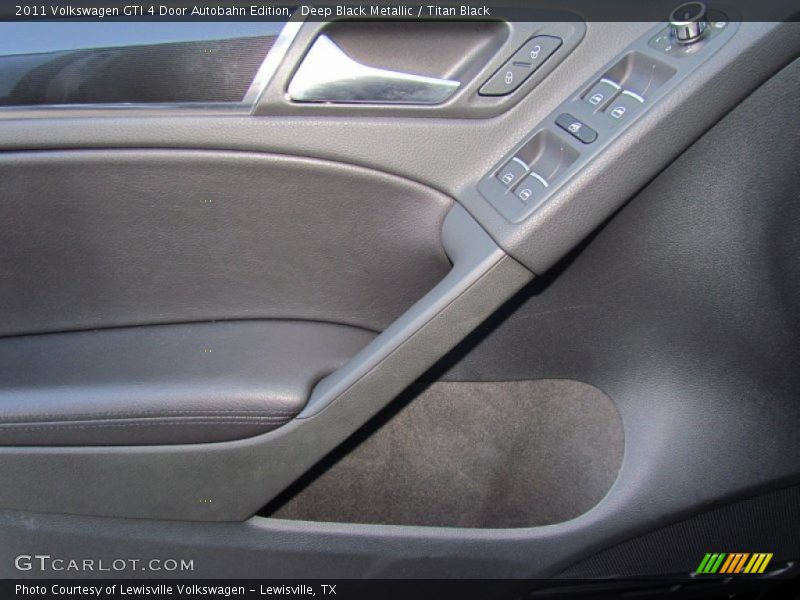 Deep Black Metallic / Titan Black 2011 Volkswagen GTI 4 Door Autobahn Edition