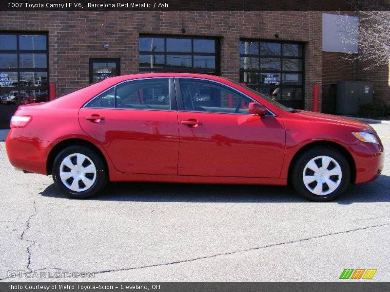 Barcelona Red Metallic / Ash 2007 Toyota Camry LE V6