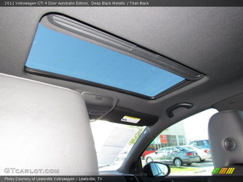 Deep Black Metallic / Titan Black 2011 Volkswagen GTI 4 Door Autobahn Edition
