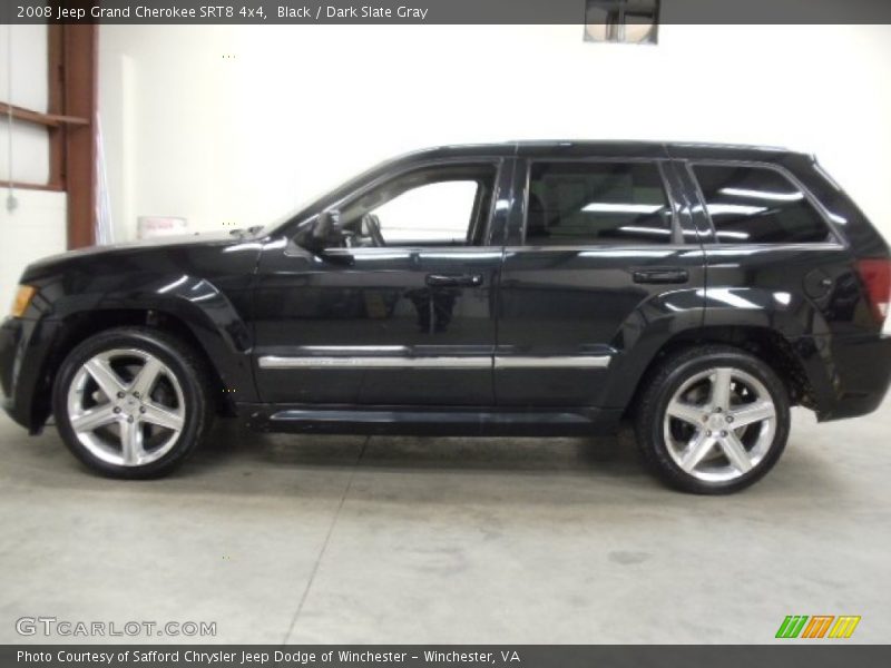 Black / Dark Slate Gray 2008 Jeep Grand Cherokee SRT8 4x4