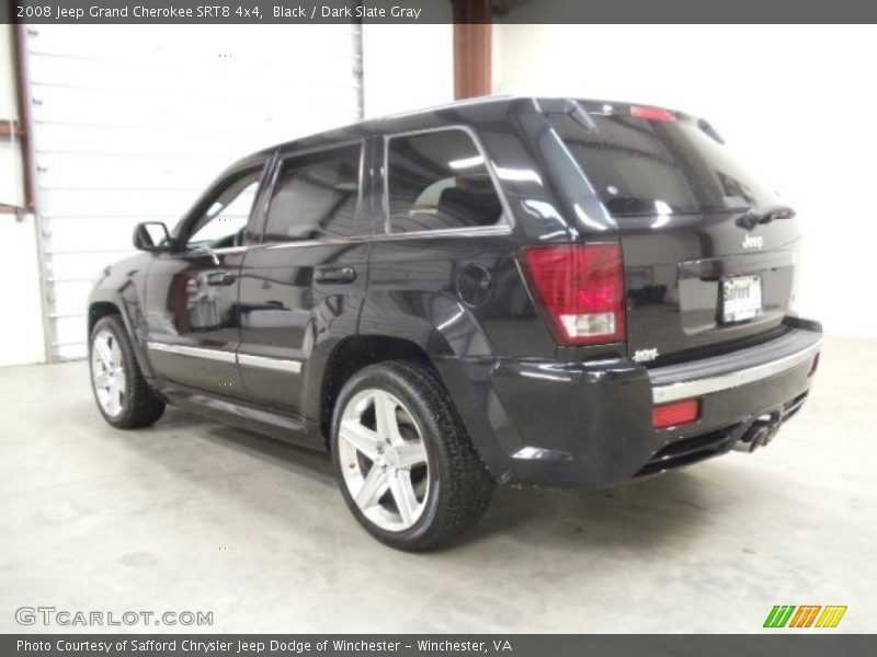Black / Dark Slate Gray 2008 Jeep Grand Cherokee SRT8 4x4