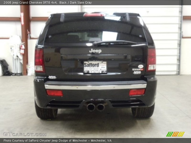 Black / Dark Slate Gray 2008 Jeep Grand Cherokee SRT8 4x4