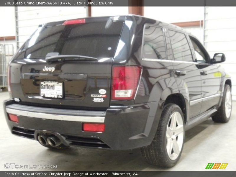 Black / Dark Slate Gray 2008 Jeep Grand Cherokee SRT8 4x4